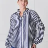 Jo Stripe Shirt Navy