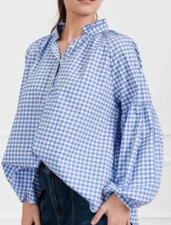 Kell Shirt Gingham Blue