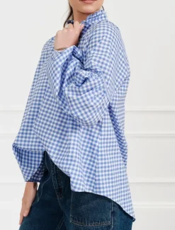 Kell Shirt Gingham Blue
