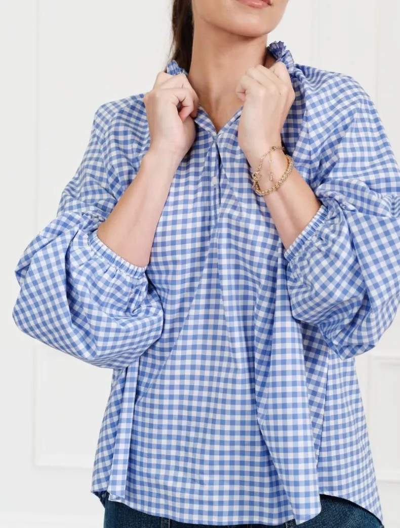 Kell Shirt Gingham Blue
