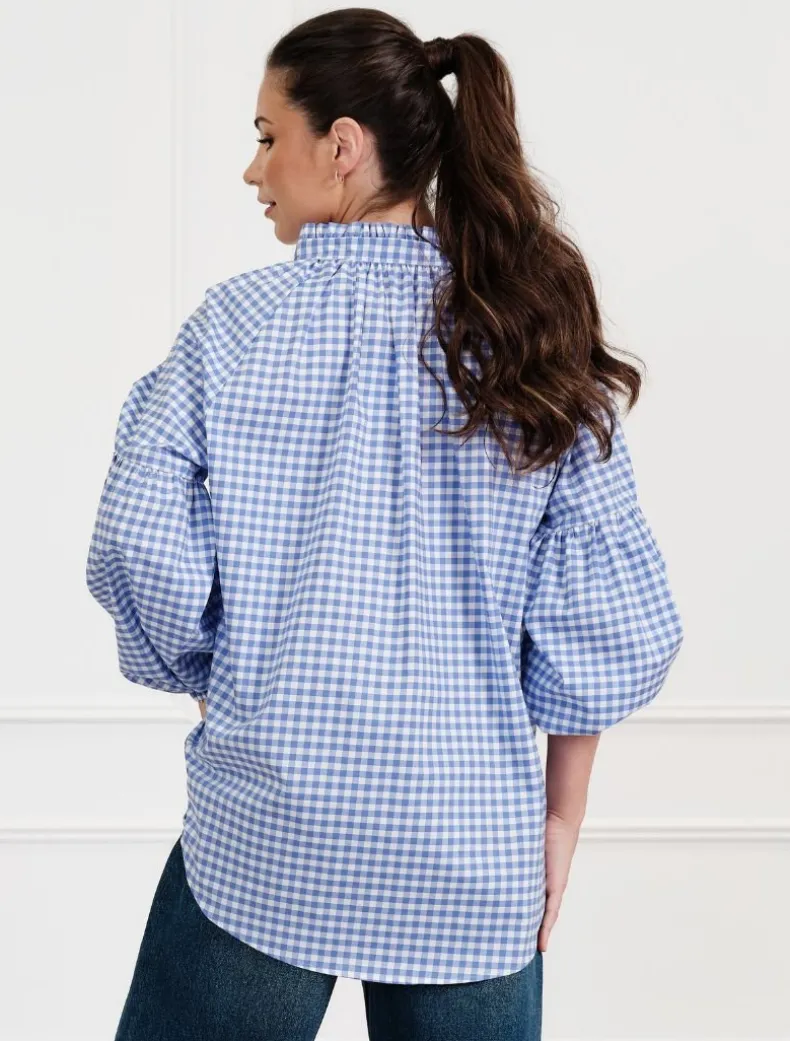 Kell Shirt Gingham Blue