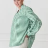 Kell Shirt Stripe Green