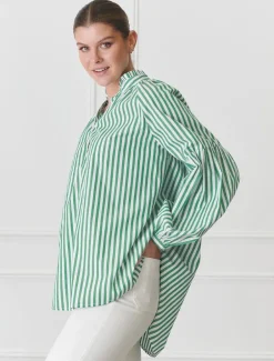 Kell Shirt Stripe Green
