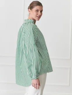 Kell Shirt Stripe Green