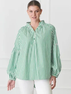 Kell Shirt Stripe Green