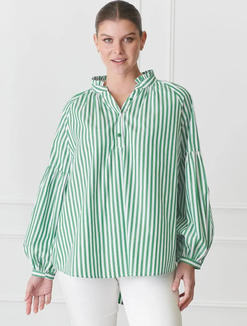 Kell Shirt Stripe Green