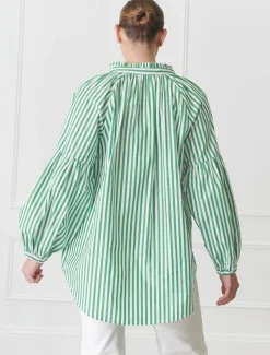Kell Shirt Stripe Green