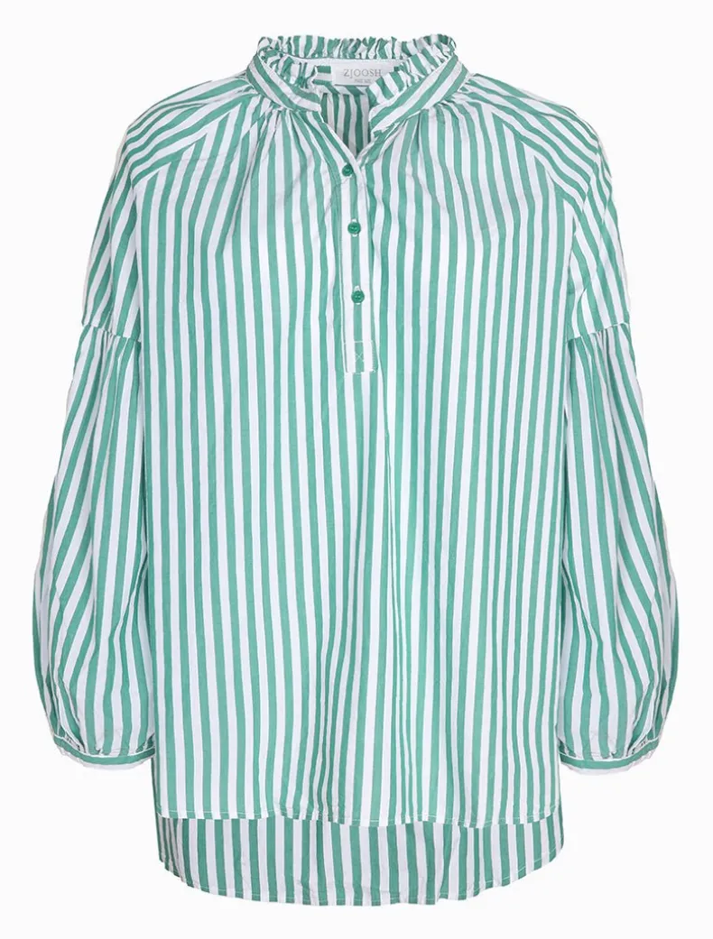 Kell Shirt Stripe Green
