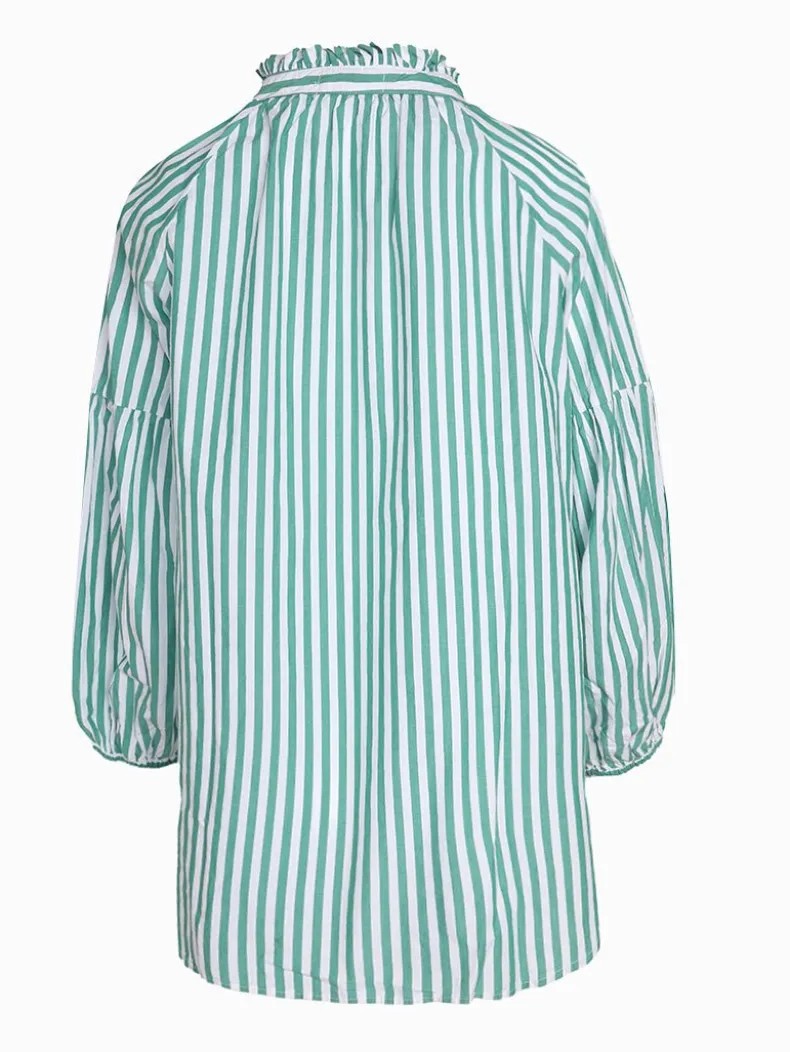Kell Shirt Stripe Green
