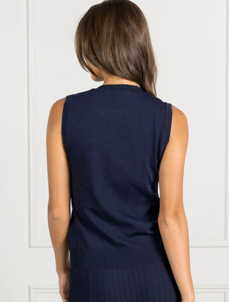 Layla Knit Tank Navy- FINAL SALE