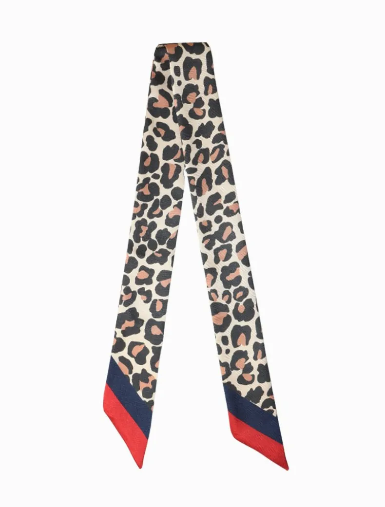 Leopard Narrow Scarf