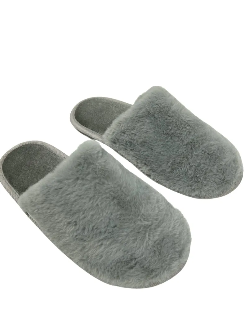 Leura Slipper Grey - FINAL SALE