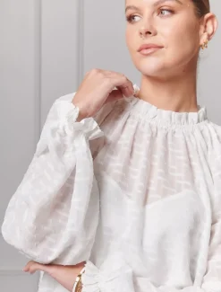 Lila Top White - FINAL SALE