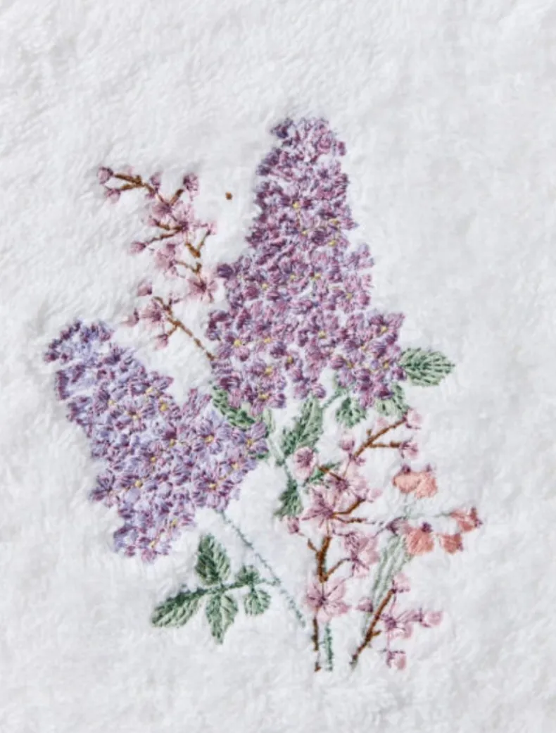 Lilac Bouquet Hand Towel