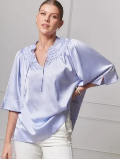 Lillibet Top Blue - FINAL SALE
