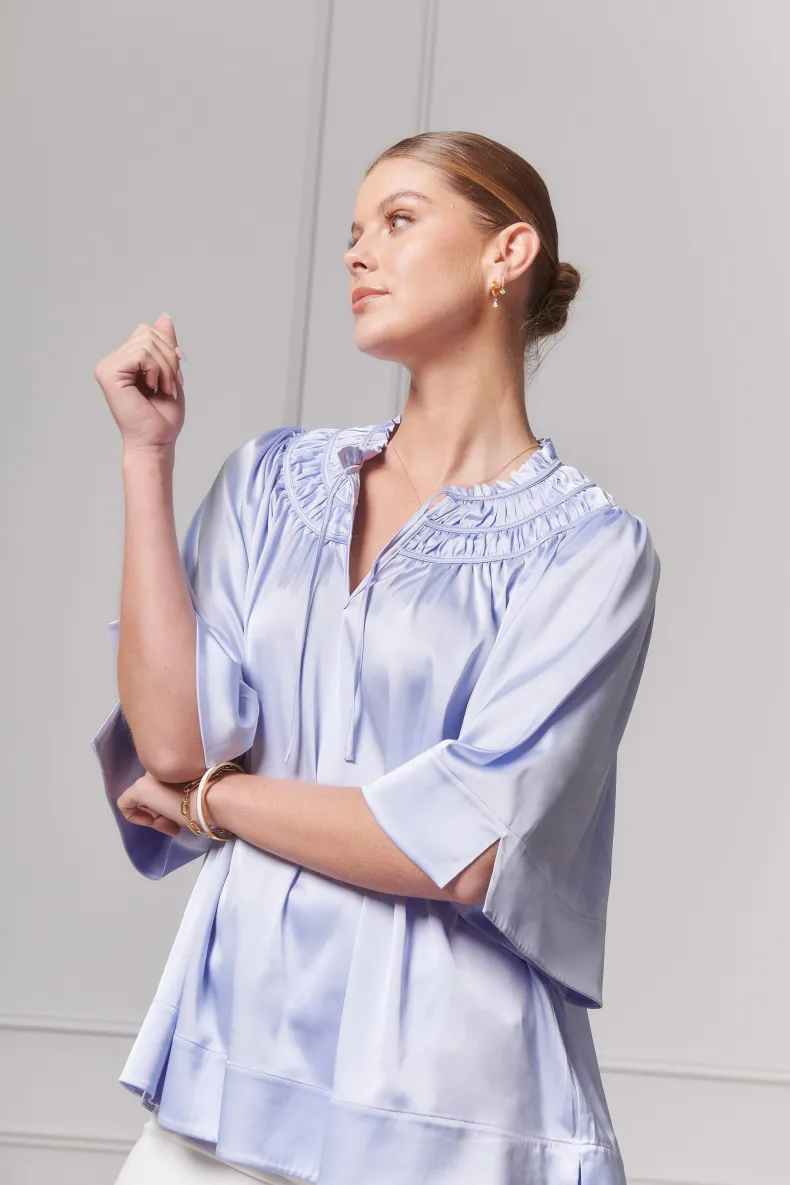 Lillibet Top Blue - FINAL SALE