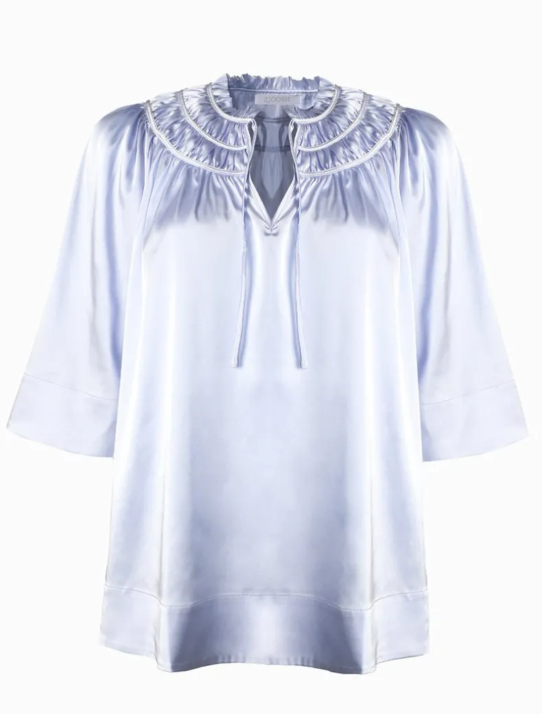 Lillibet Top Blue - FINAL SALE