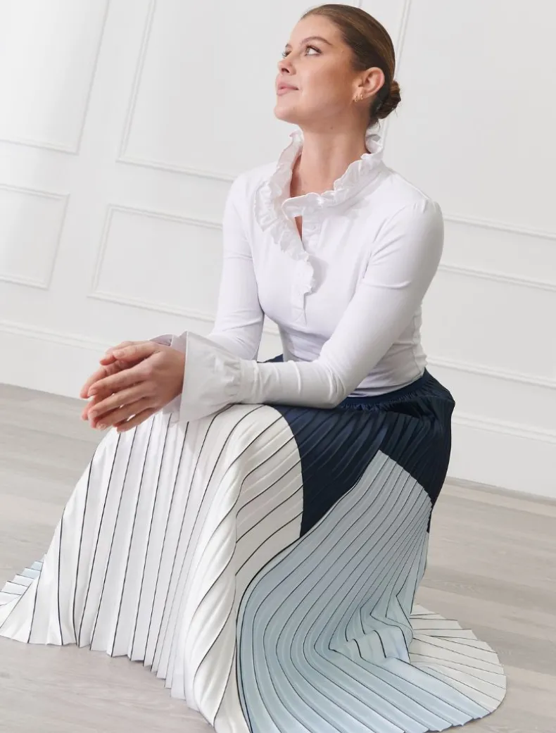 Lily Pleat Skirt Multi Coloured