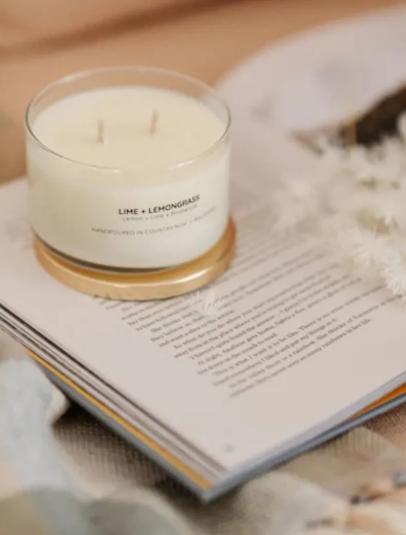 Lime u0026 Lemongrass Soy Candle