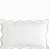 Linen Scallop Cushion 30cm x 50cm