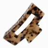 Logo Claw Clip Light Tortoise