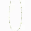 Long Clover Necklace Gold