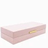 Long Lacquered Jewellery Box Pink