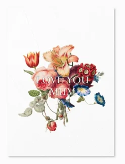 Love Mum Bouquet Card