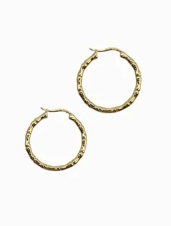Lucienne Bamboo Hoops Gold