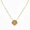 Lucienne Gold and Crystal Pendant