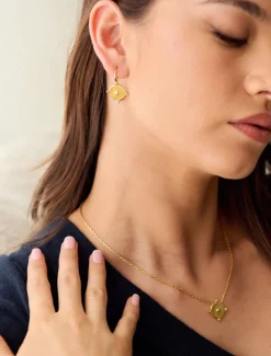 Lucienne Gold and Crystal Pendant