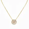 Lucienne Mother Of Pearl and Crystal Pendant