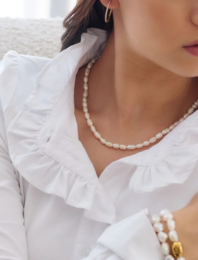 Lucienne Small Pearl Strand With Extender
