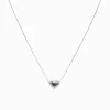 Lucienne Tiny Heart Necklace Rhodium