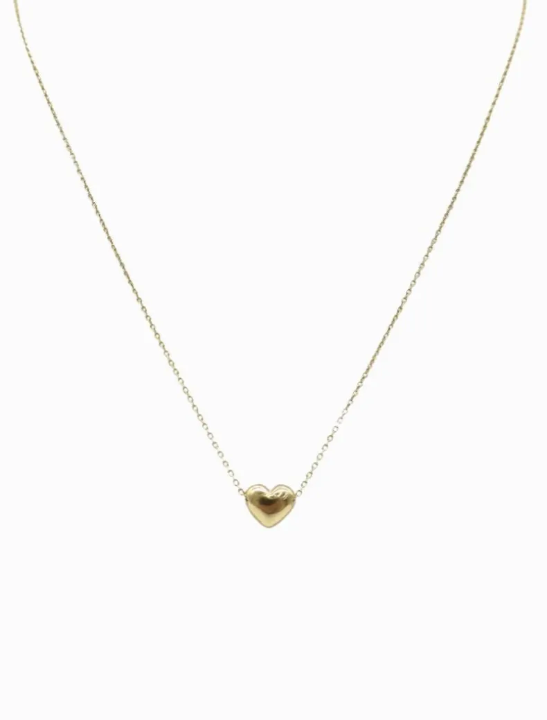 Lucienne Tiny Heart Necklace Gold