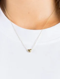 Lucienne Tiny Heart Necklace Gold