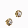 Lucienne White Crystal Surround Studs