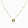 Lucienne White Crystal Surround Pendant