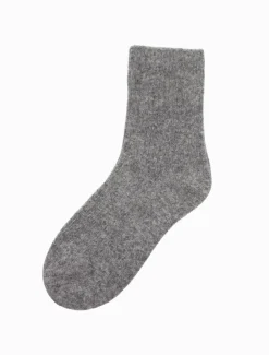 Luxurious Wool Blend Socks Grey