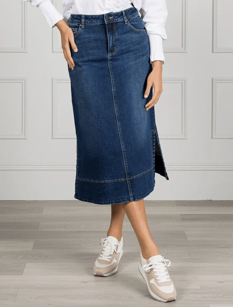Madison Denim Skirt Indigo