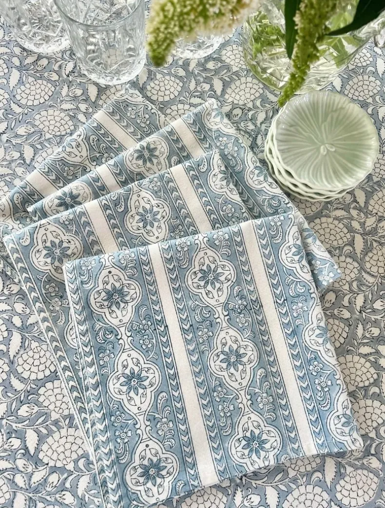 Majorelle Napkin Set of 4 Blue 45cm x 45cm