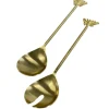 Matte Gold Bee Salad Server