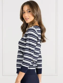 Melanie Knit Jumper Striped- FINAL SALE
