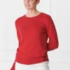Melissa Crew Neck Knit Red