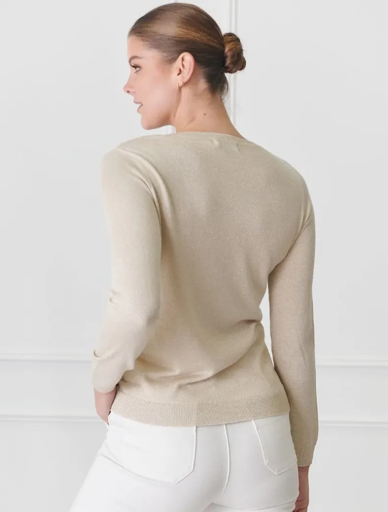 Melissa Sparkle Knit Gold