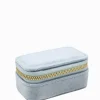 Mini Velvet Jewellery Case Blue