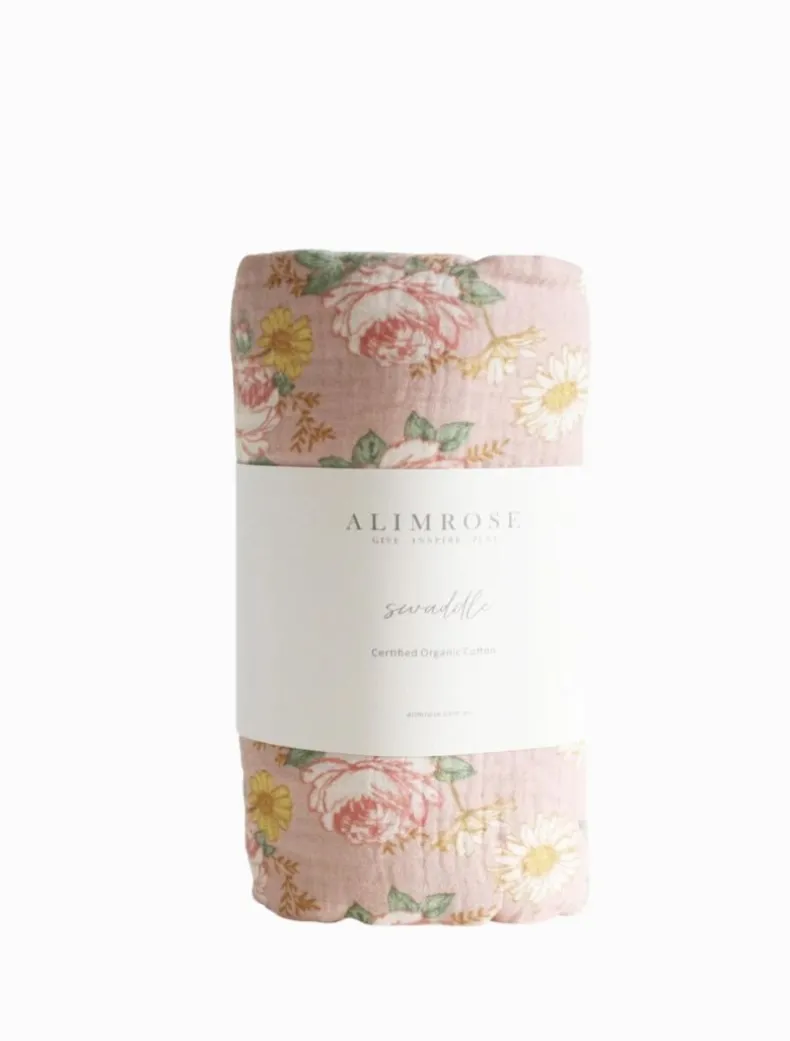 Muslin Swaddle English Garden