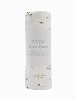 Muslin Swaddle Scattered Flowers