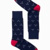 Navy Golf Clubs Socks