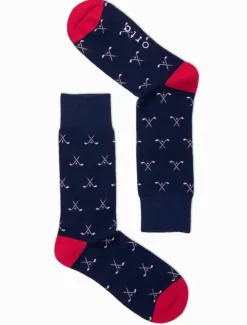 Navy Golf Clubs Socks